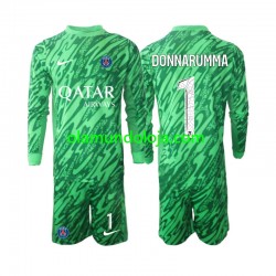 Camisola Paris Saint-Germain Gianluigi Donnarumma 1 Guarda-redes Criança Equipamento Segundo 2024-2025 Manga Comprida